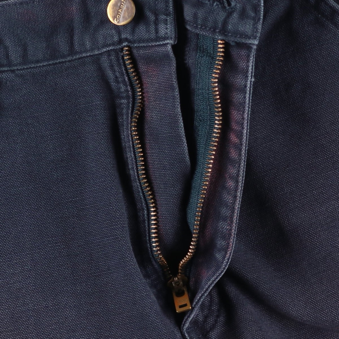 Carhartt Dungaree Fit Duck Painter Pants, Men's, W32 equivalent cotton navy blue type Vintage Second Hand