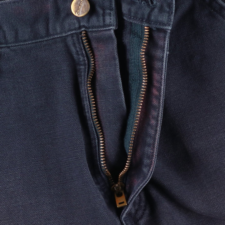 Carhartt Dungaree Fit Duck Painter Pants, Men's, W32 equivalent cotton navy blue type Vintage Second Hand