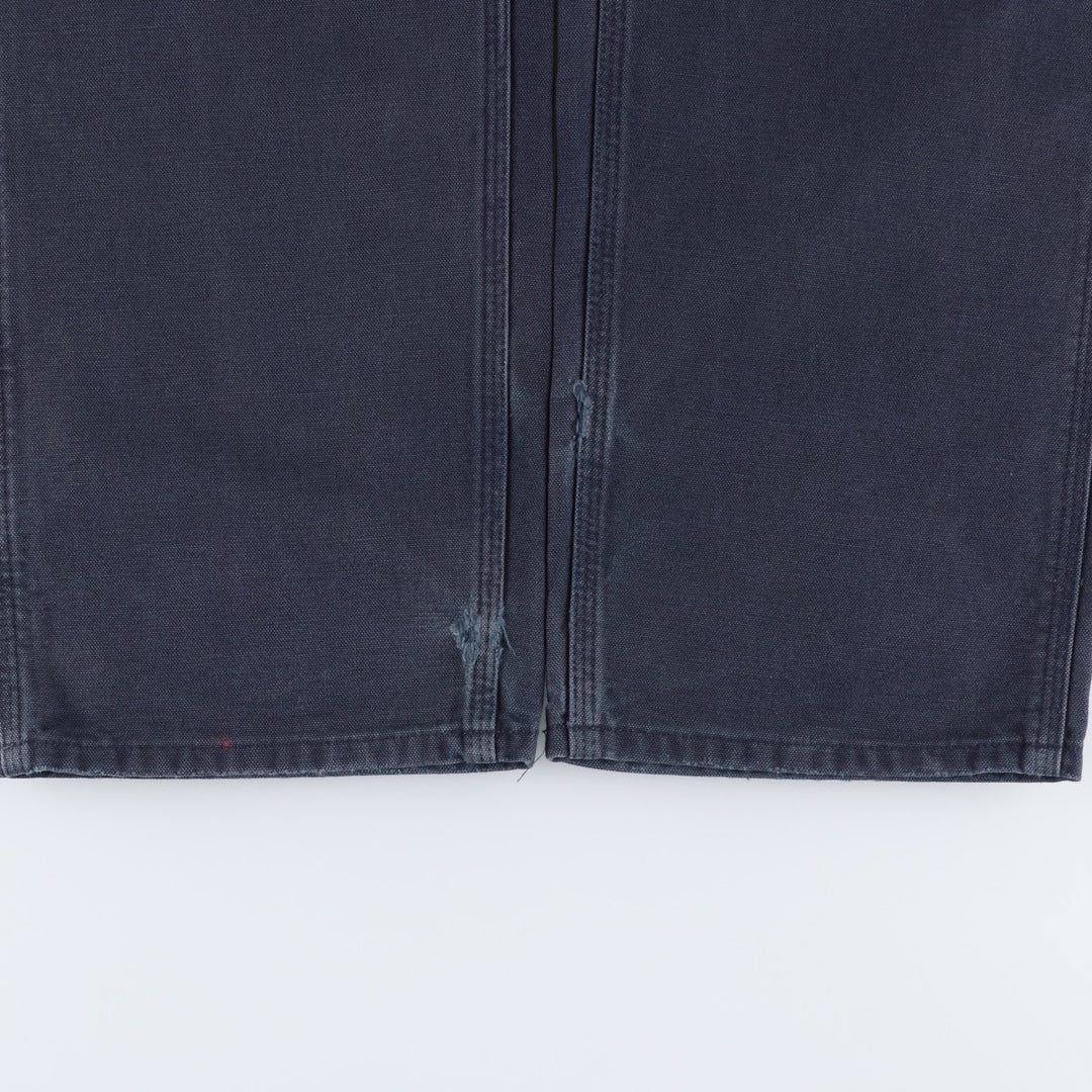 Carhartt Dungaree Fit Duck Painter Pants, Men's, W32 equivalent cotton navy blue type Vintage Second Hand