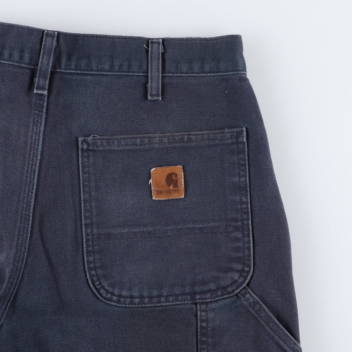 Carhartt Dungaree Fit Duck Painter Pants, Men's, W32 equivalent cotton navy blue type Vintage Second Hand