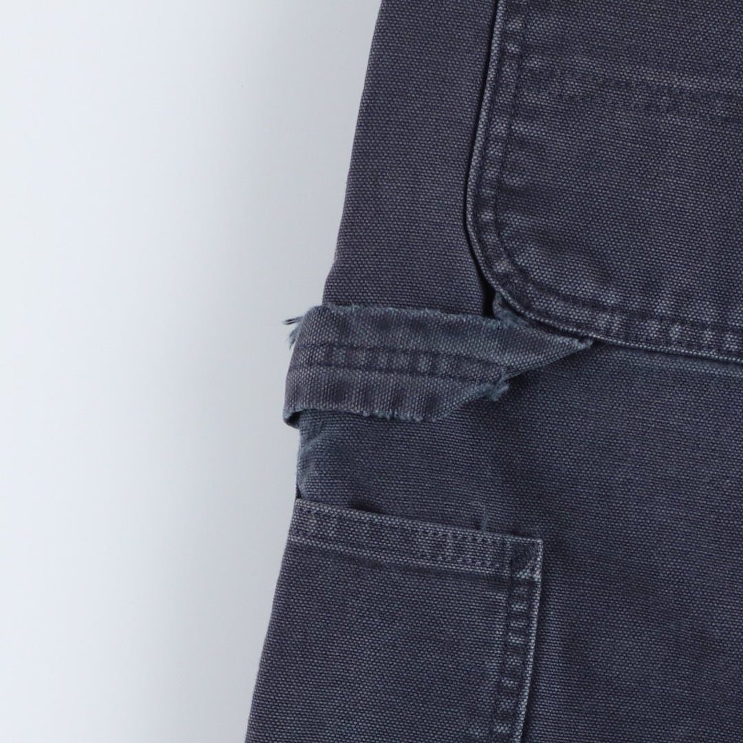 Carhartt Dungaree Fit Duck Painter Pants, Men's, W32 equivalent cotton navy blue type Vintage Second Hand