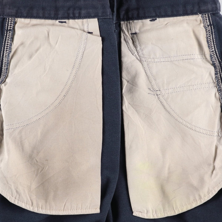 Carhartt Dungaree Fit Duck Painter Pants, Men's, W32 equivalent cotton navy blue type Vintage Second Hand