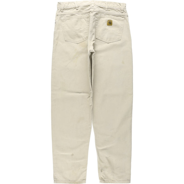 Carhartt Duck Work Pants, Men's W33 (approx.) unclear Beige type Vintage Second Hand