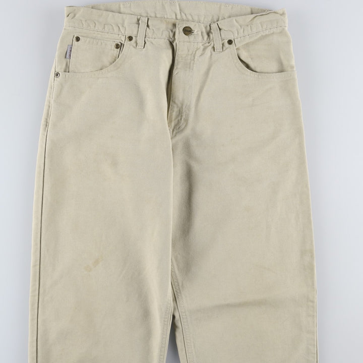 Carhartt Duck Work Pants, Men's W33 (approx.) unclear Beige type Vintage Second Hand