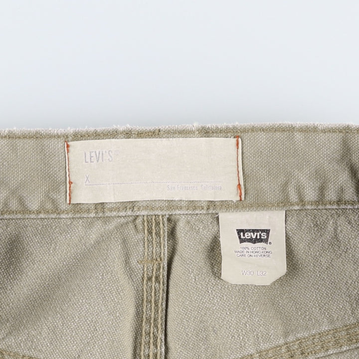 Levi's 539-4425 Duck Painter Pants, Men's W31 (approx.) cotton Beige type Vintage Second Hand