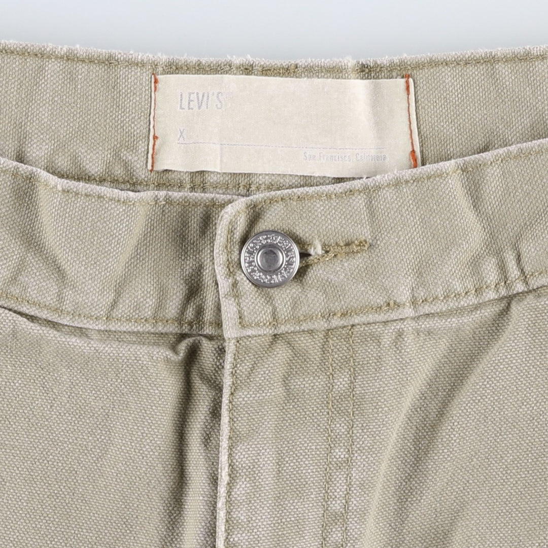 Levi's 539-4425 Duck Painter Pants, Men's W31 (approx.) cotton Beige type Vintage Second Hand