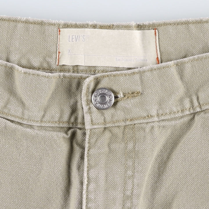 Levi's 539-4425 Duck Painter Pants, Men's W31 (approx.) cotton Beige type Vintage Second Hand