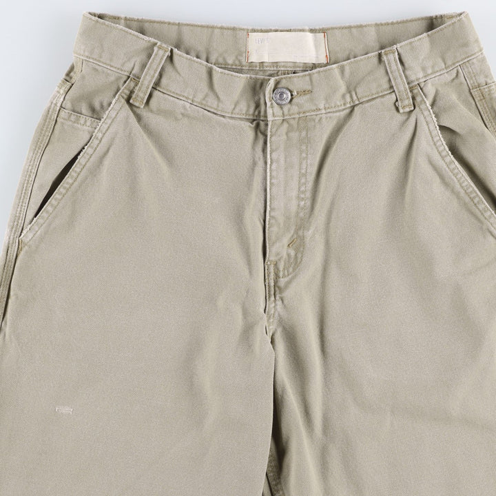 Levi's 539-4425 Duck Painter Pants, Men's W31 (approx.) cotton Beige type Vintage Second Hand