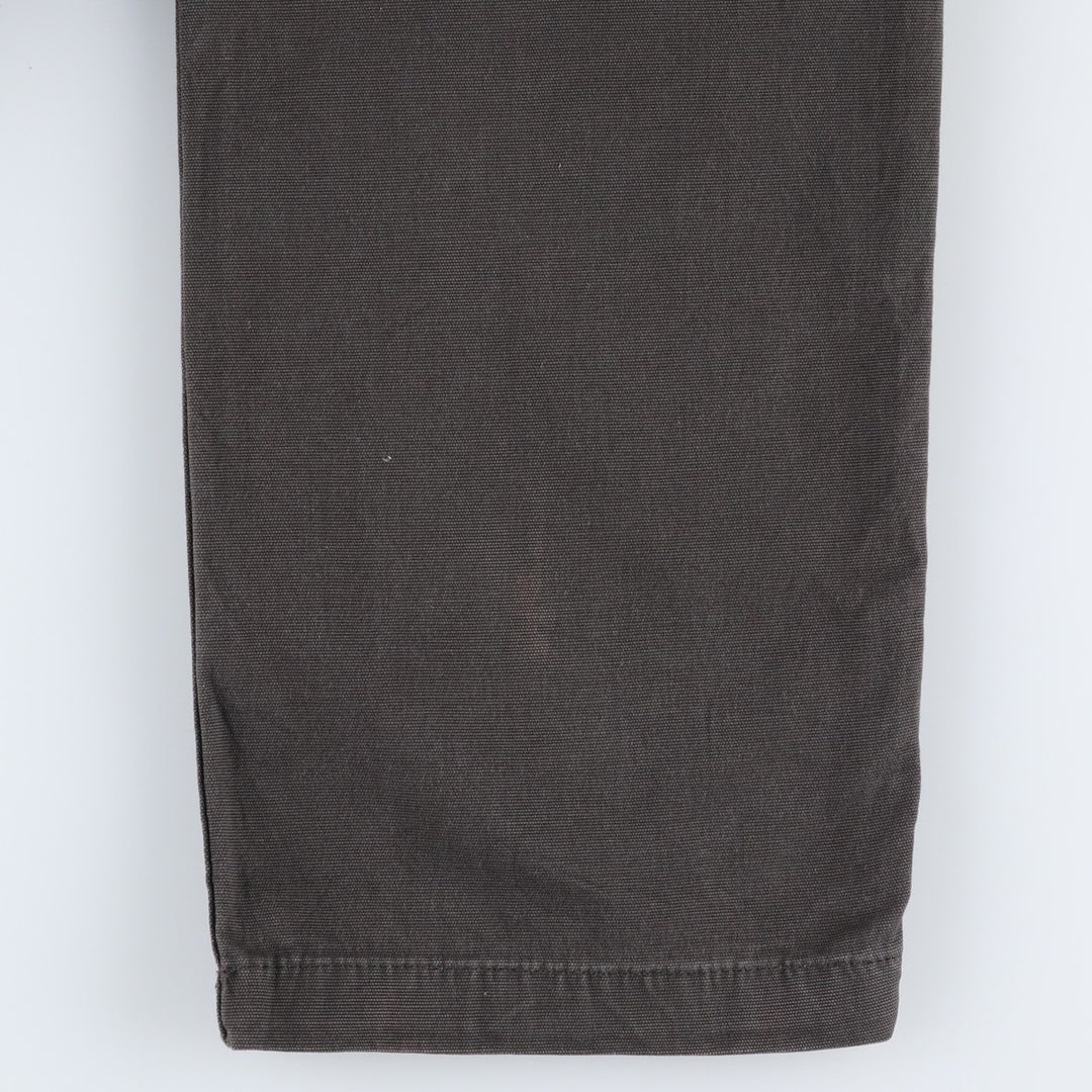Carhartt Relaxed Fit Duck Work Pants, Men's, W34 equivalent cotton Charcoal Vintage Second Hand