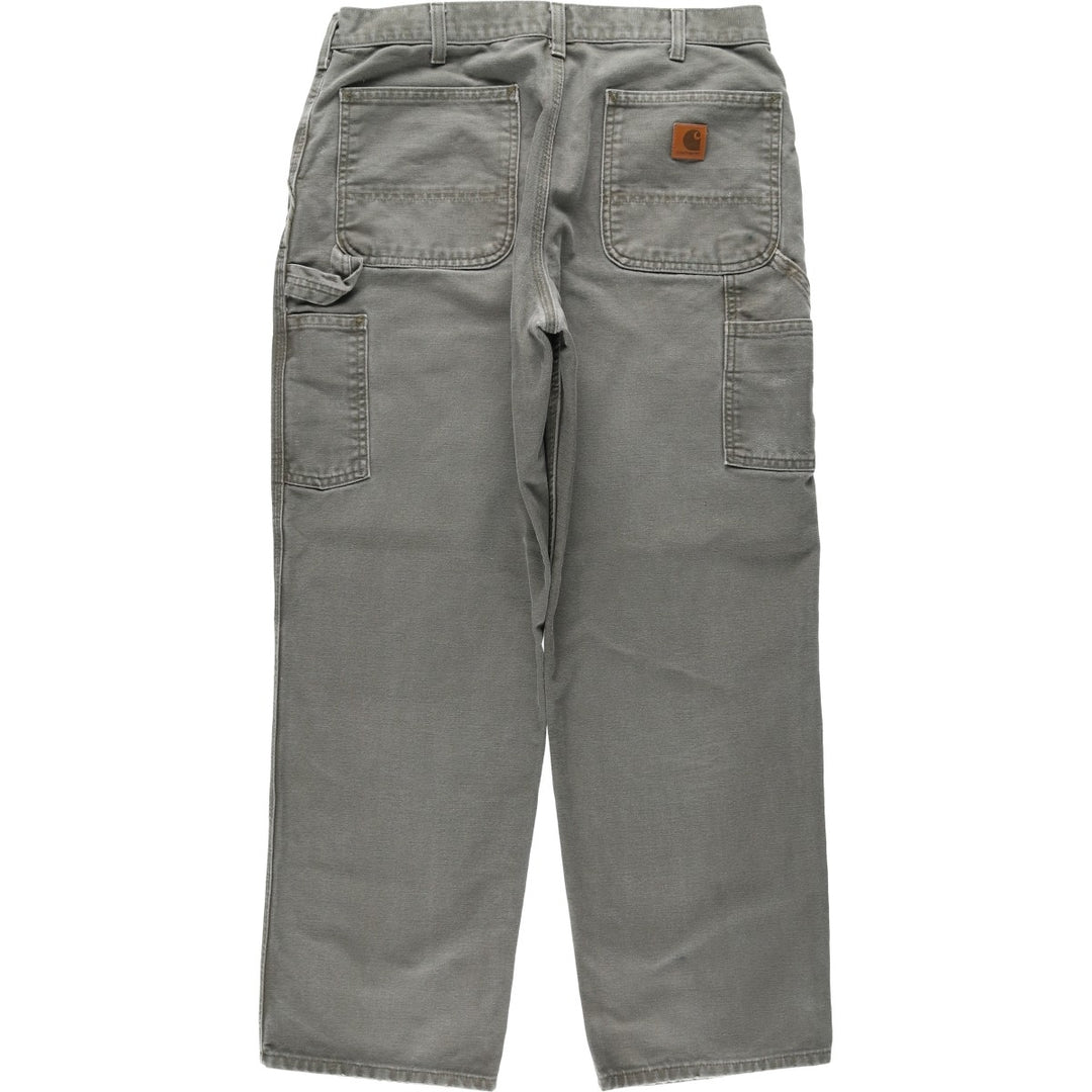 Carhartt Original Dungaree Fit Duck Painter Pants, Men's, Size 34 cotton Khaki type Vintage Second Hand