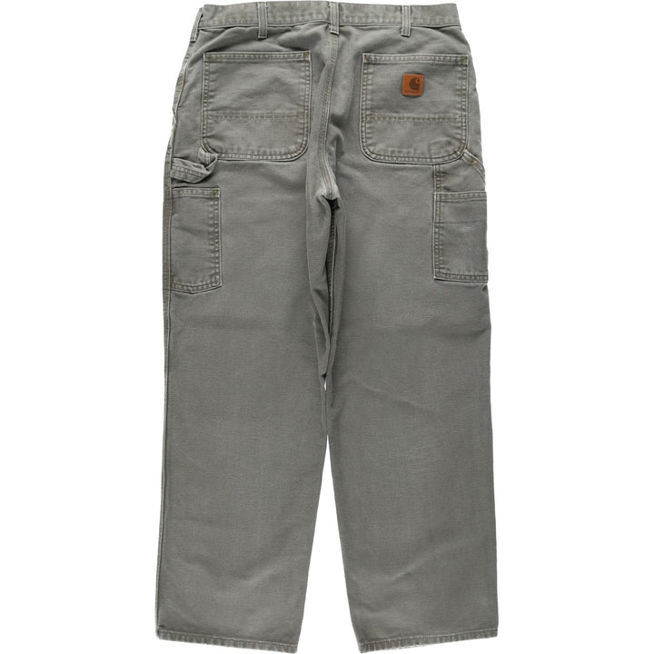 Carhartt Original Dungaree Fit Duck Painter Pants, Men's, Size 34 cotton Khaki type Vintage Second Hand