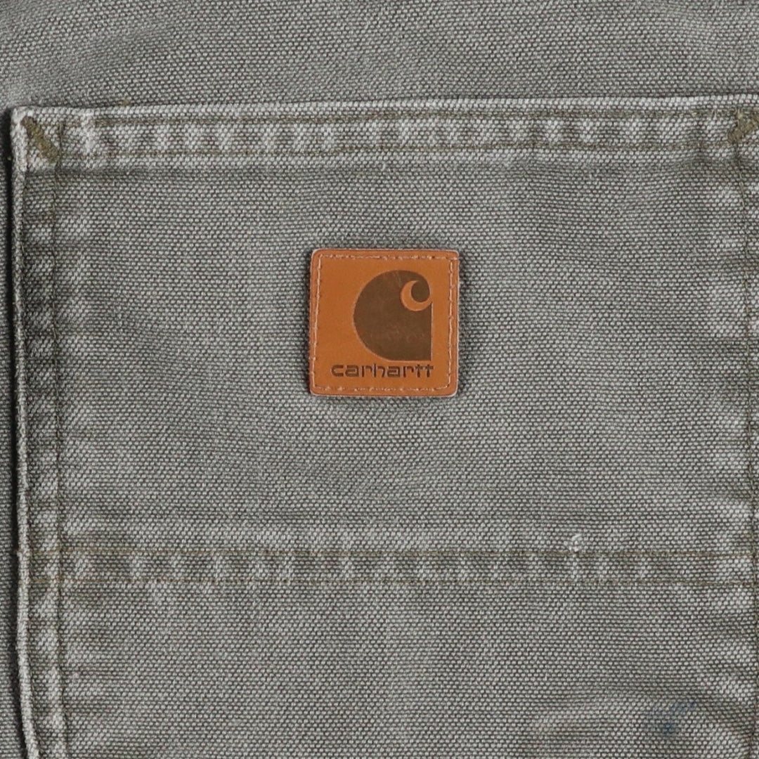 Carhartt Original Dungaree Fit Duck Painter Pants, Men's, Size 34 cotton Khaki type Vintage Second Hand