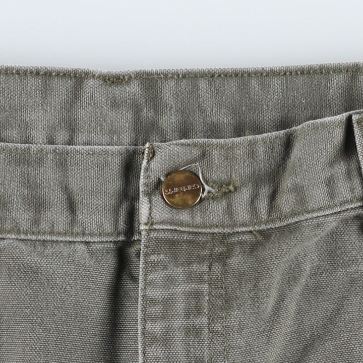 Carhartt Original Dungaree Fit Duck Painter Pants, Men's, Size 34 cotton Khaki type Vintage Second Hand