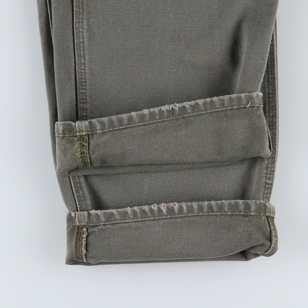 Carhartt Original Dungaree Fit Duck Painter Pants, Men's, Size 34 cotton Khaki type Vintage Second Hand