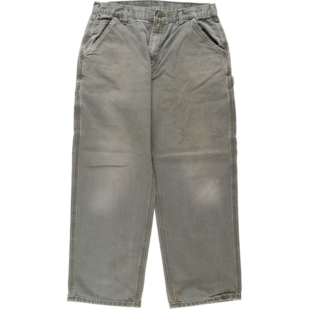 Carhartt Dungaree Fit Duck Painter Pants, Men's, Size W33 cotton Khaki type Vintage Second Hand