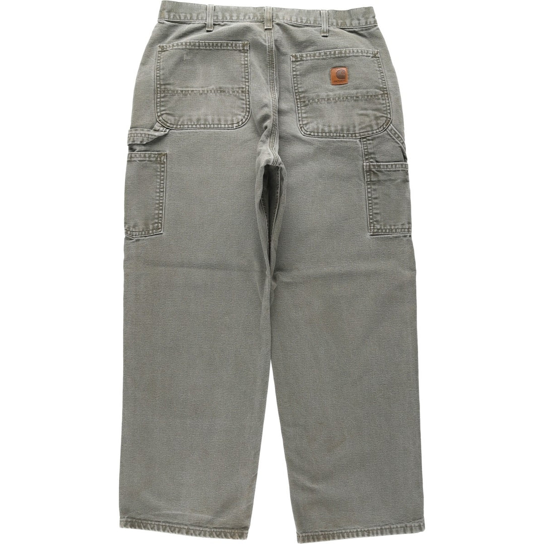 Carhartt Dungaree Fit Duck Painter Pants, Men's, Size W33 cotton Khaki type Vintage Second Hand