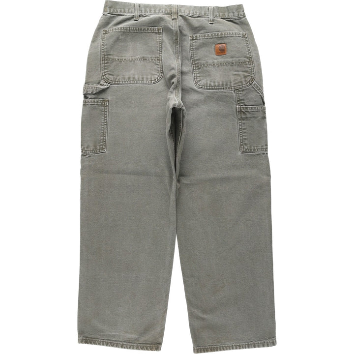 Carhartt Dungaree Fit Duck Painter Pants, Men's, Size W33 cotton Khaki type Vintage Second Hand