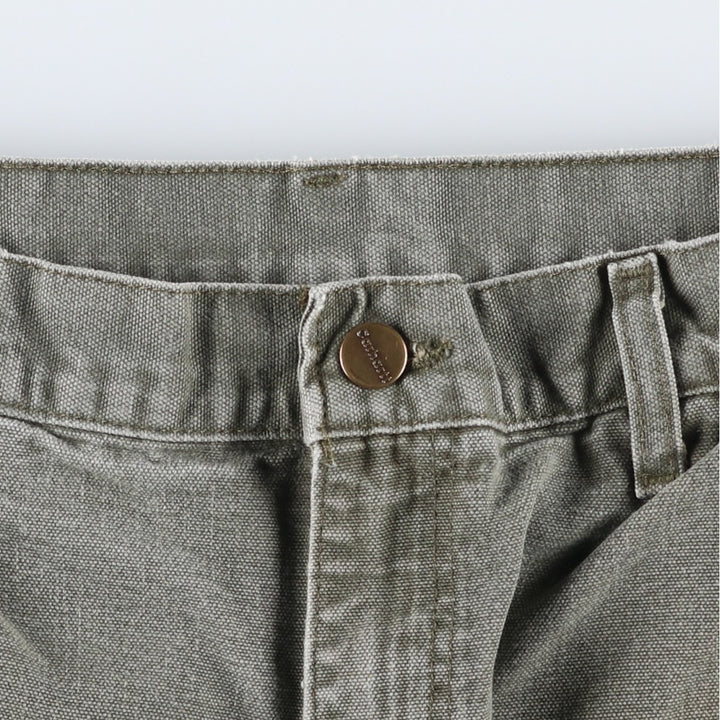 Carhartt Dungaree Fit Duck Painter Pants, Men's, Size W33 cotton Khaki type Vintage Second Hand