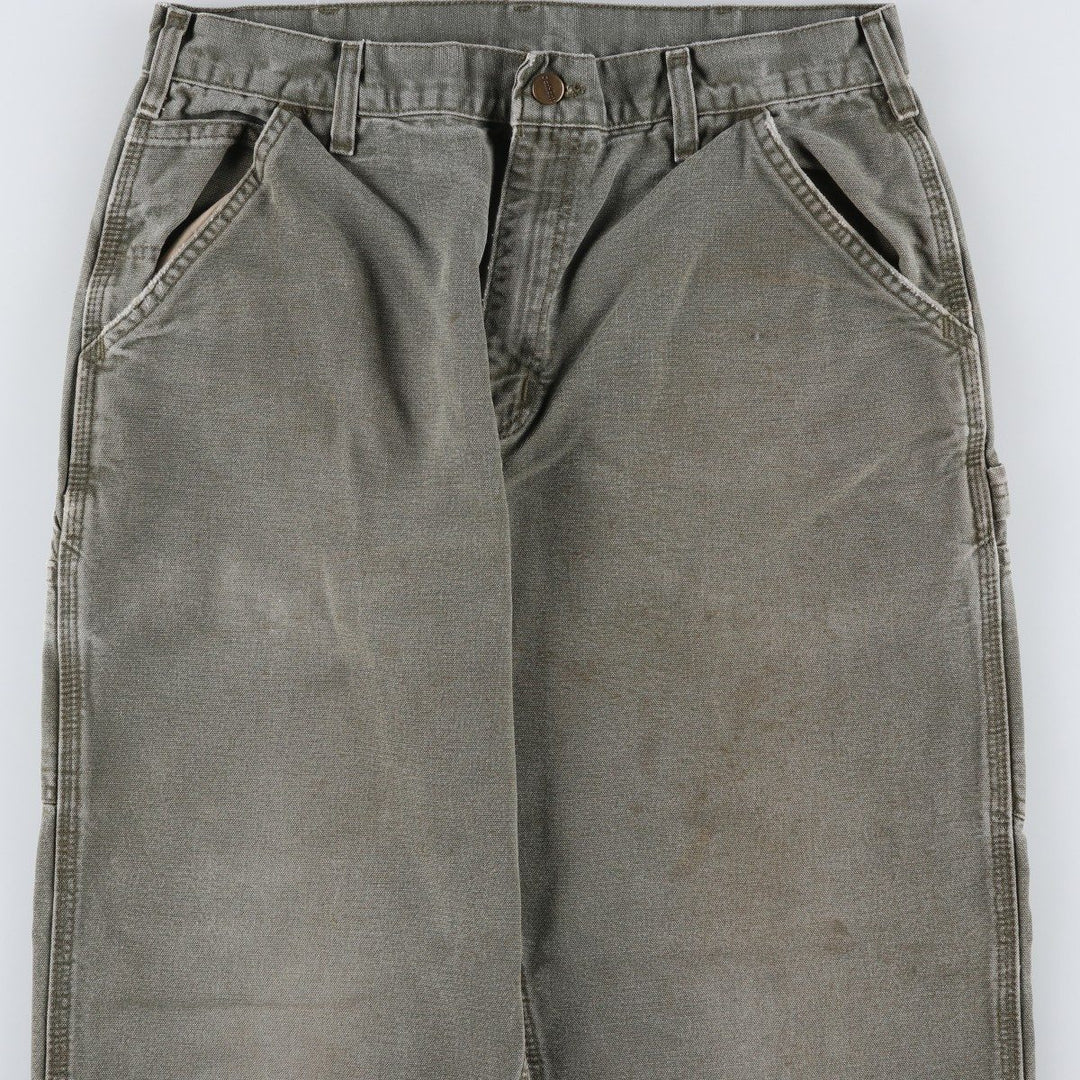 Carhartt Dungaree Fit Duck Painter Pants, Men's, Size W33 cotton Khaki type Vintage Second Hand