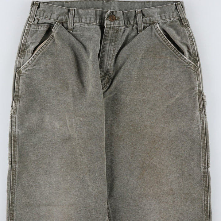 Carhartt Dungaree Fit Duck Painter Pants, Men's, Size W33 cotton Khaki type Vintage Second Hand