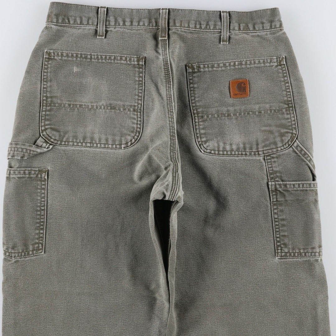 Carhartt Dungaree Fit Duck Painter Pants, Men's, Size W33 cotton Khaki type Vintage Second Hand