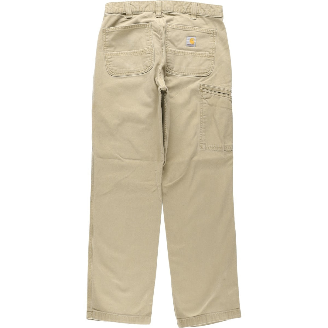 Carhartt Relaxed Fit Duck Work Pants, Men's W31 (approx.) cotton Beige type Vintage Second Hand