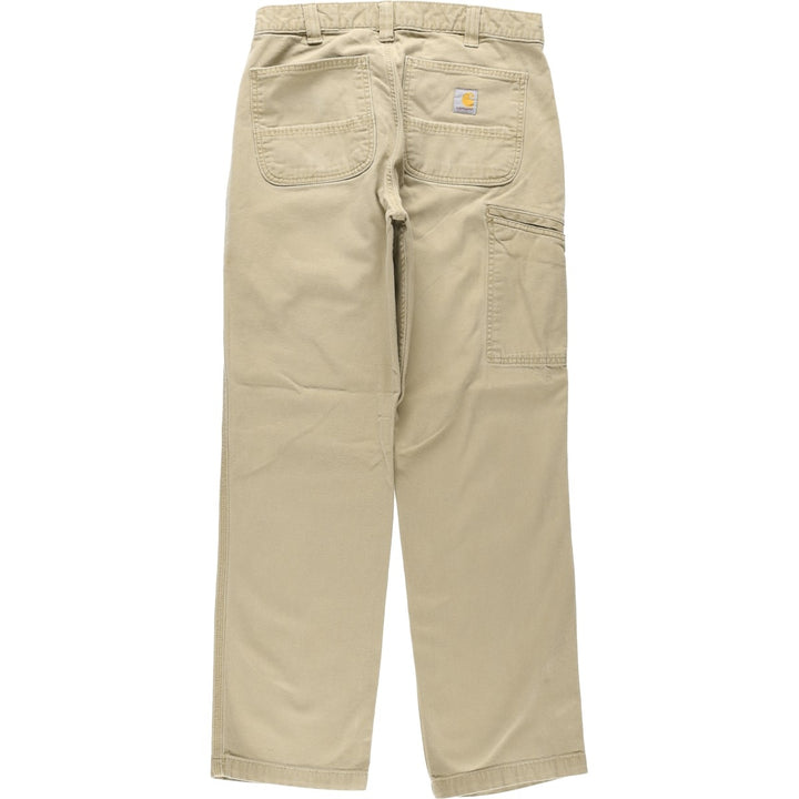Carhartt Relaxed Fit Duck Work Pants, Men's W31 (approx.) cotton Beige type Vintage Second Hand