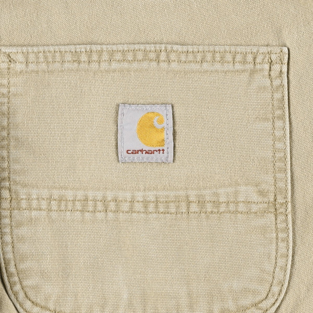 Carhartt Relaxed Fit Duck Work Pants, Men's W31 (approx.) cotton Beige type Vintage Second Hand
