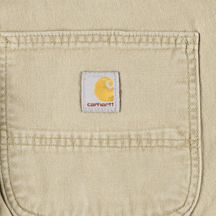 Carhartt Relaxed Fit Duck Work Pants, Men's W31 (approx.) cotton Beige type Vintage Second Hand