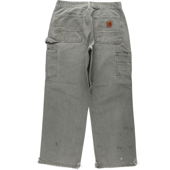 Carhartt Dungaree Fit Duck Painter Pants, Men's, W31 equivalent cotton Khaki type Vintage Second Hand