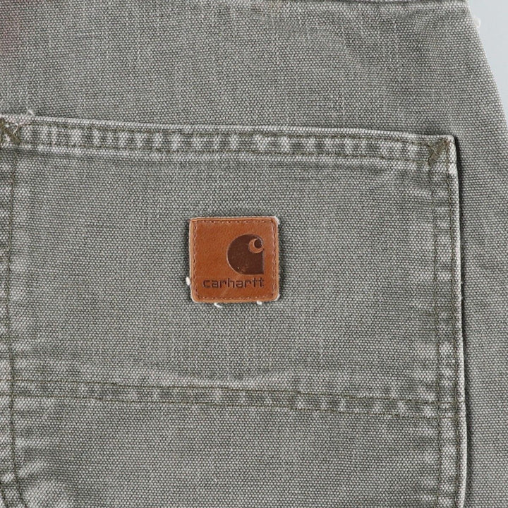 Carhartt Dungaree Fit Duck Painter Pants, Men's, W31 equivalent cotton Khaki type Vintage Second Hand