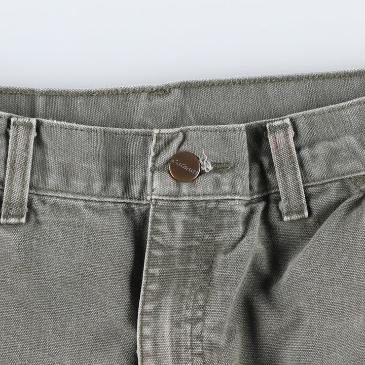 Carhartt Dungaree Fit Duck Painter Pants, Men's, W31 equivalent cotton Khaki type Vintage Second Hand