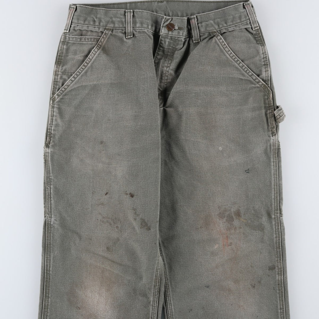 Carhartt Dungaree Fit Duck Painter Pants, Men's, W31 equivalent cotton Khaki type Vintage Second Hand