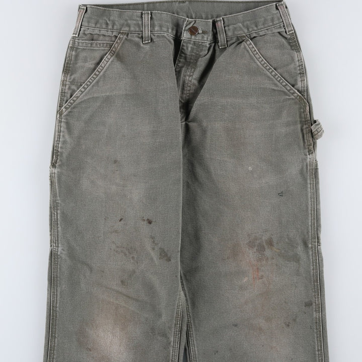 Carhartt Dungaree Fit Duck Painter Pants, Men's, W31 equivalent cotton Khaki type Vintage Second Hand