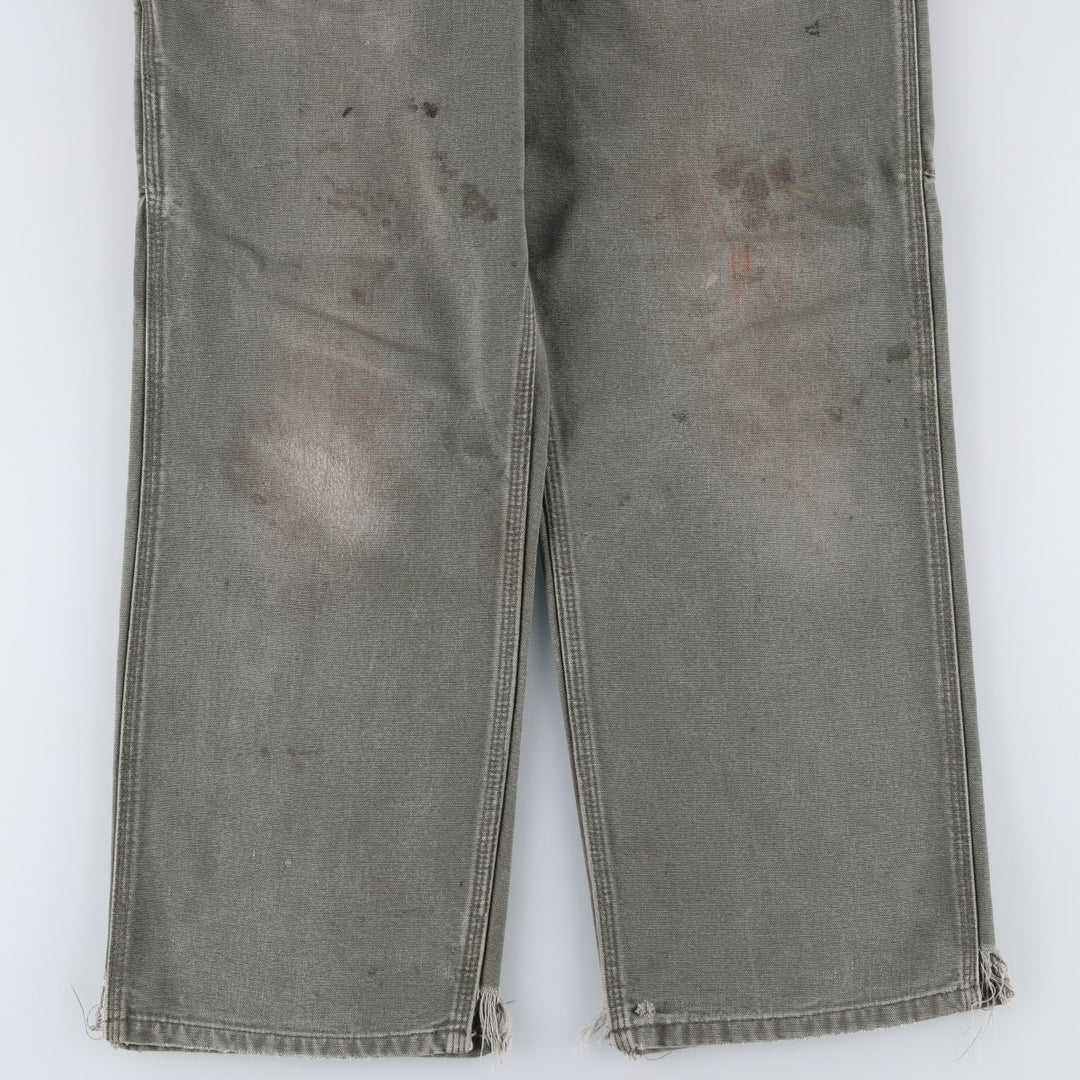 Carhartt Dungaree Fit Duck Painter Pants, Men's, W31 equivalent cotton Khaki type Vintage Second Hand