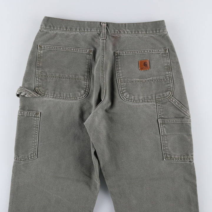 Carhartt Dungaree Fit Duck Painter Pants, Men's, W31 equivalent cotton Khaki type Vintage Second Hand