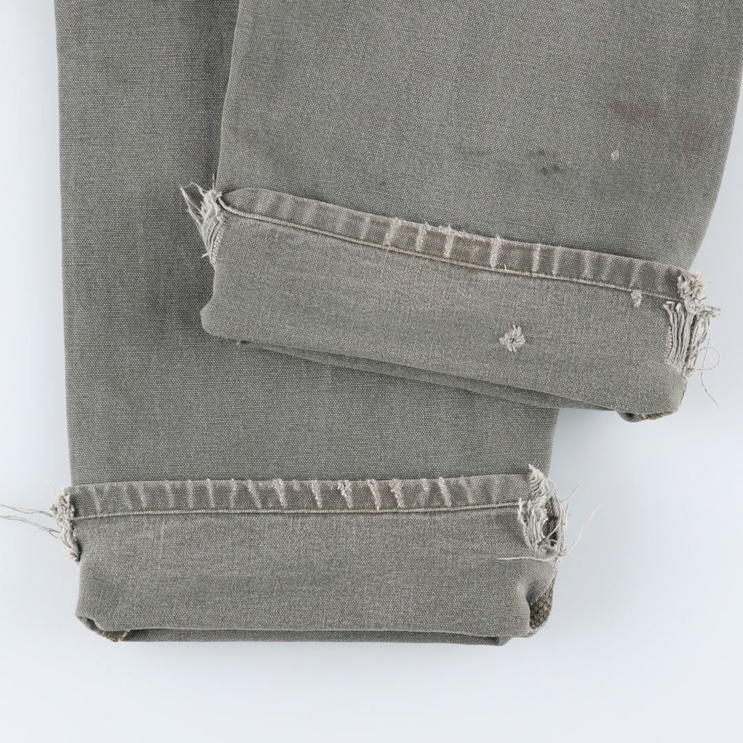 Carhartt Dungaree Fit Duck Painter Pants, Men's, W31 equivalent cotton Khaki type Vintage Second Hand
