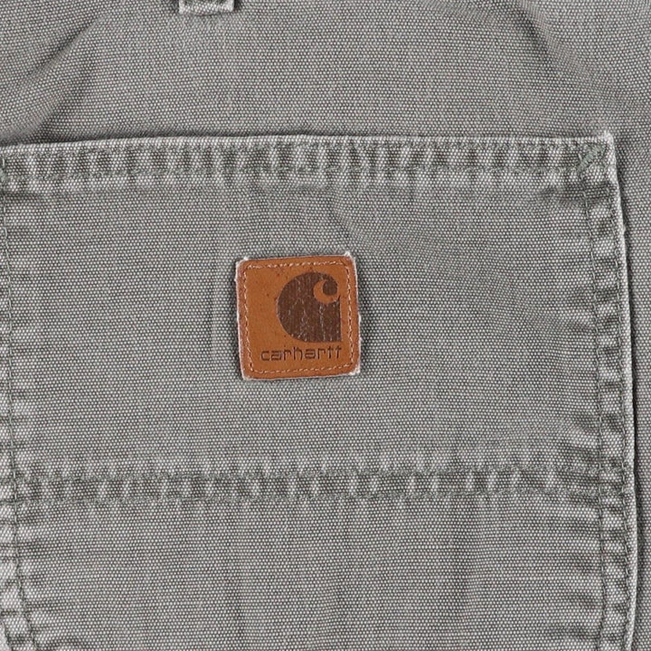 Carhartt Dungaree Fit Duck Work Pants, Men's, Size 34 cotton Khaki type Vintage Second Hand