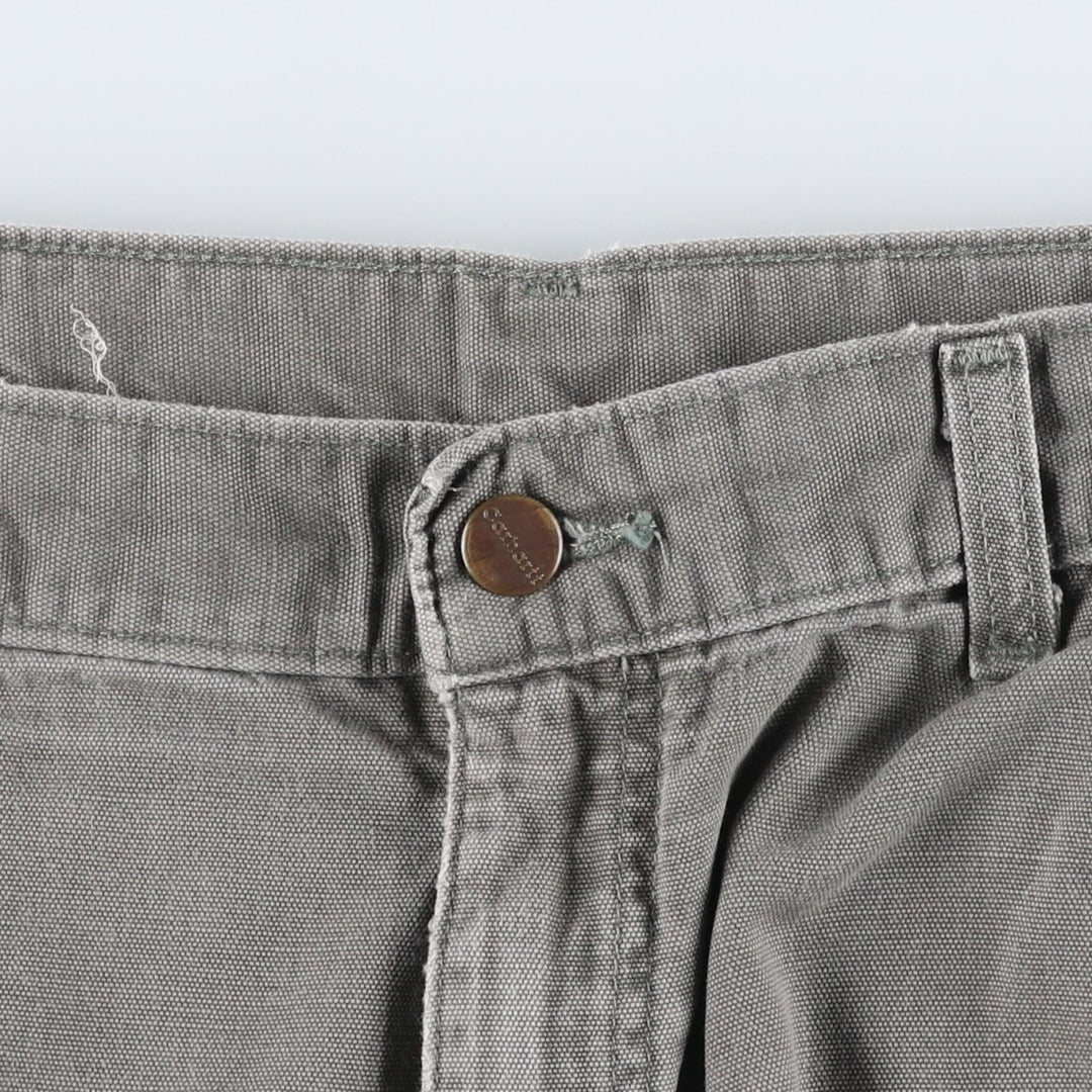 Carhartt Dungaree Fit Duck Work Pants, Men's, Size 34 cotton Khaki type Vintage Second Hand