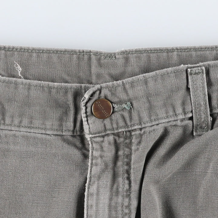 Carhartt Dungaree Fit Duck Work Pants, Men's, Size 34 cotton Khaki type Vintage Second Hand