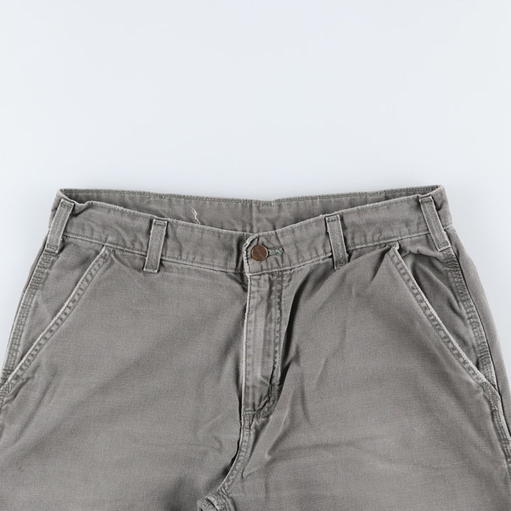 Carhartt Dungaree Fit Duck Work Pants, Men's, Size 34 cotton Khaki type Vintage Second Hand