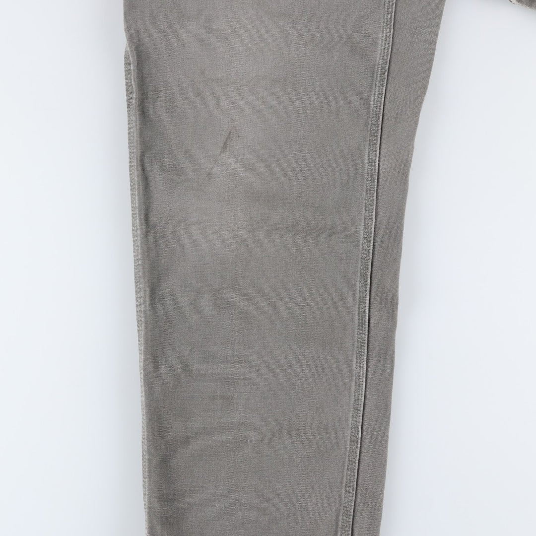 Carhartt Dungaree Fit Duck Work Pants, Men's, Size 34 cotton Khaki type Vintage Second Hand