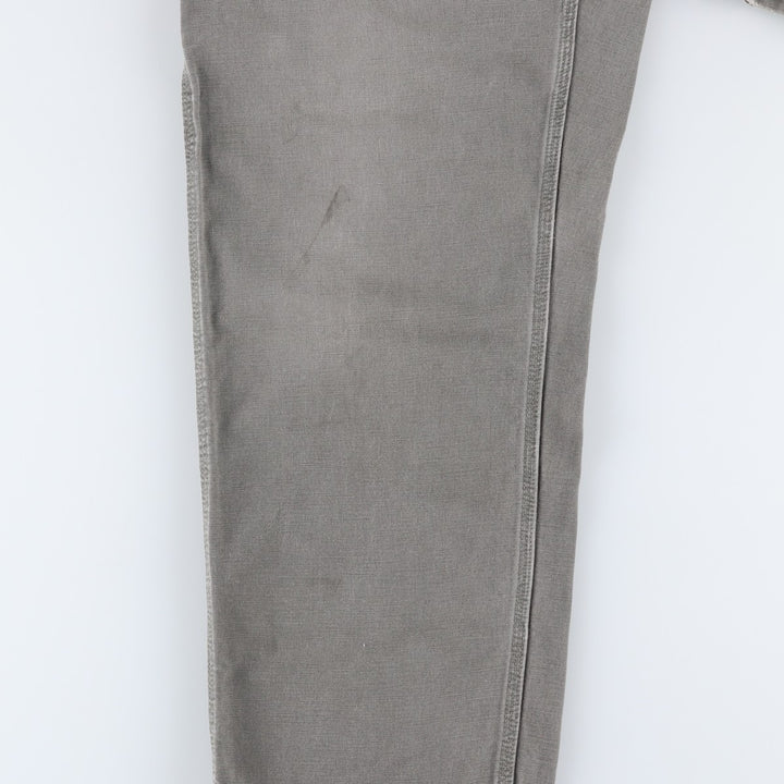 Carhartt Dungaree Fit Duck Work Pants, Men's, Size 34 cotton Khaki type Vintage Second Hand