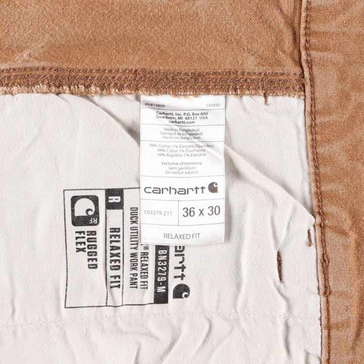 Carhartt Relaxed Fit Duck Painter Pants, Men's, Size 37 cotton Beige type Vintage Second Hand