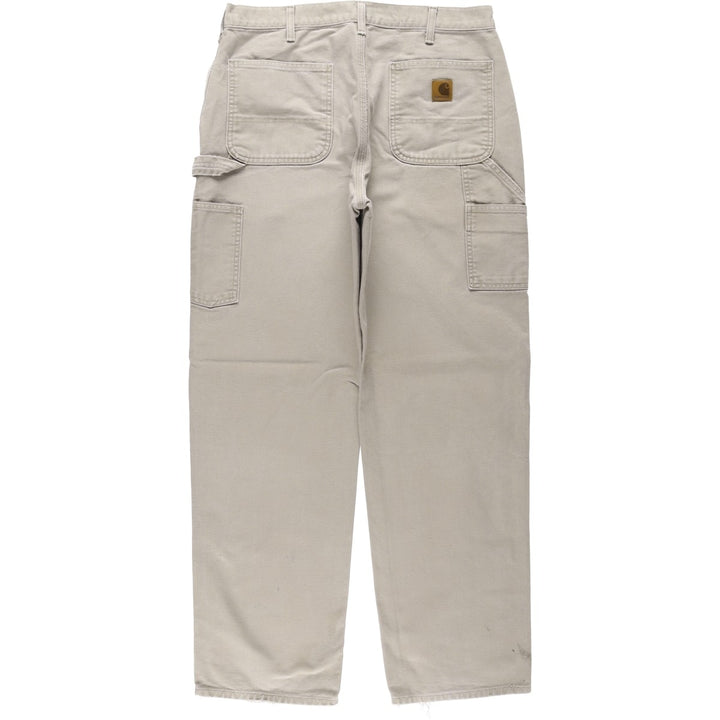 Carhartt Original Dungaree Fit Duck Painter Pants, Men's, Size 34 cotton gray type Vintage Second Hand