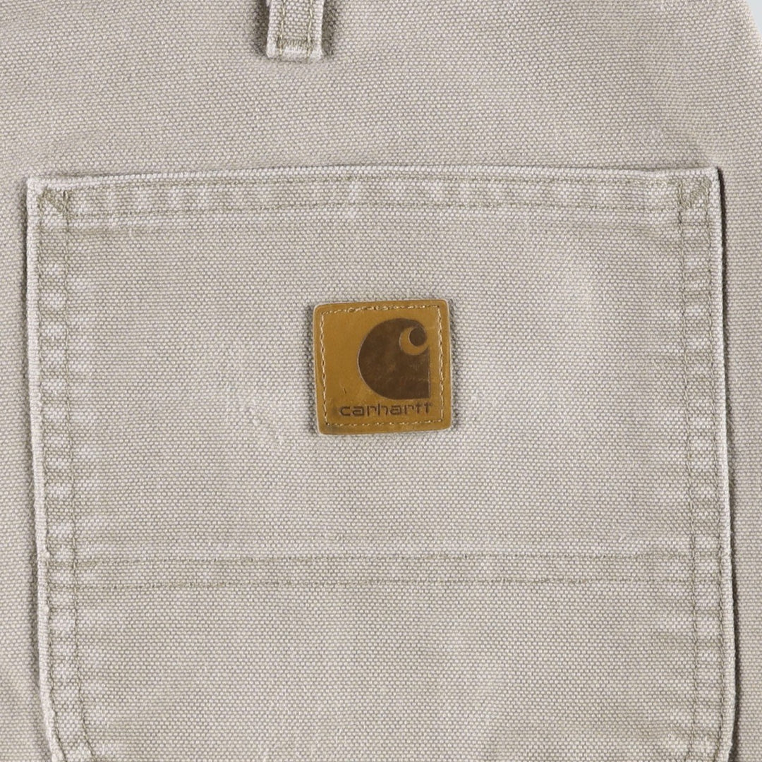 Carhartt Original Dungaree Fit Duck Painter Pants, Men's, Size 34 cotton gray type Vintage Second Hand