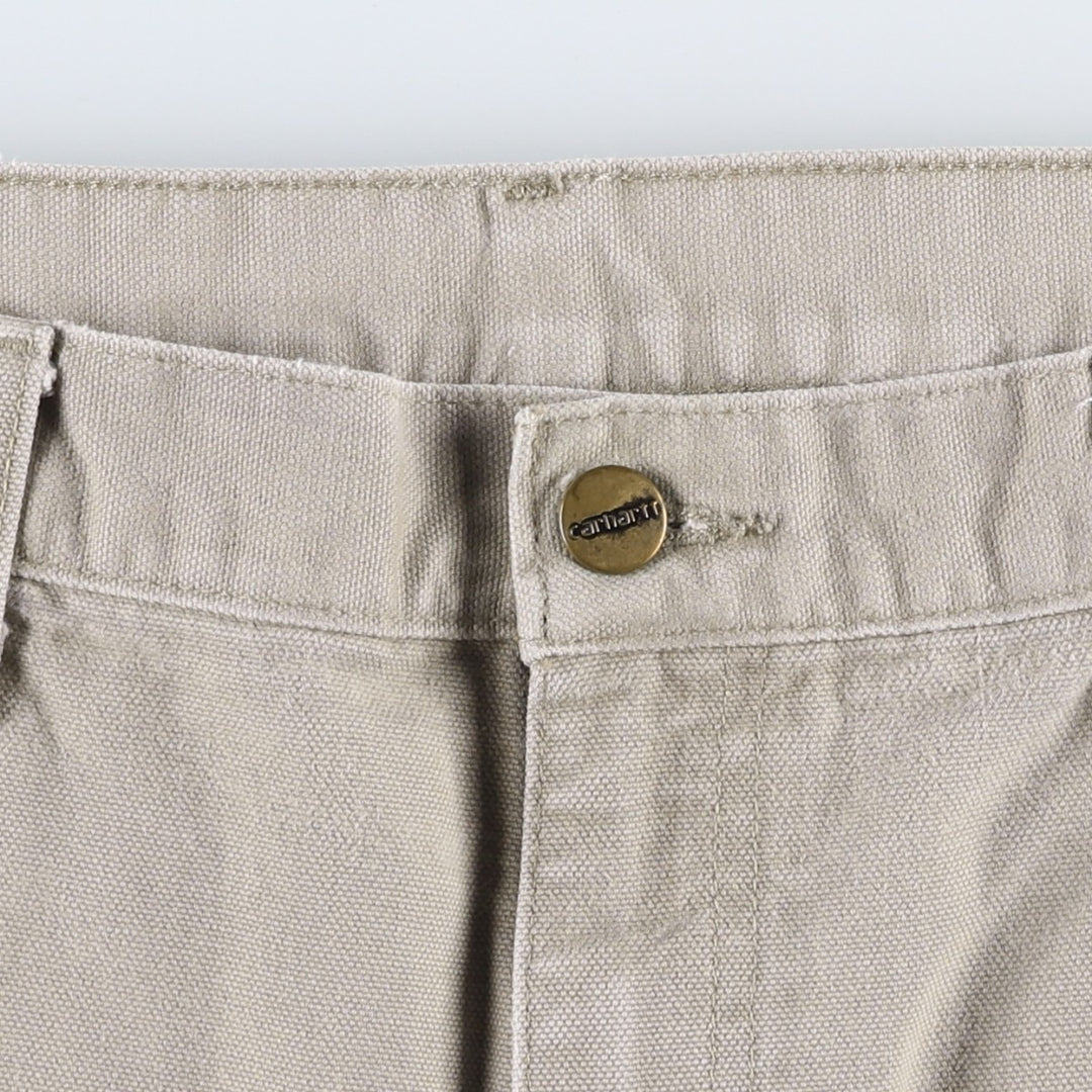 Carhartt Original Dungaree Fit Duck Painter Pants, Men's, Size 34 cotton gray type Vintage Second Hand