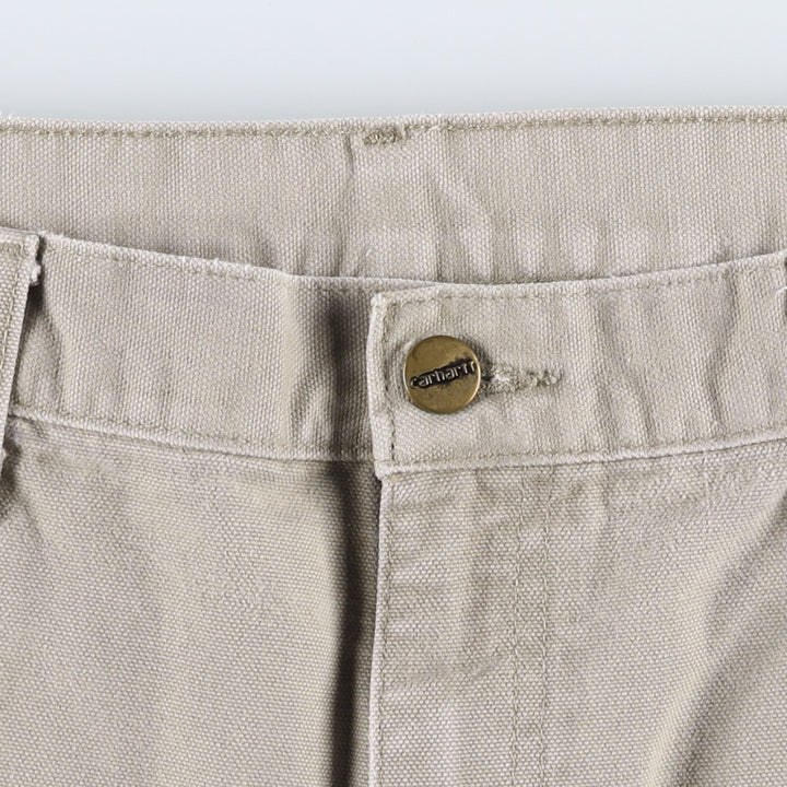 Carhartt Original Dungaree Fit Duck Painter Pants, Men's, Size 34 cotton gray type Vintage Second Hand