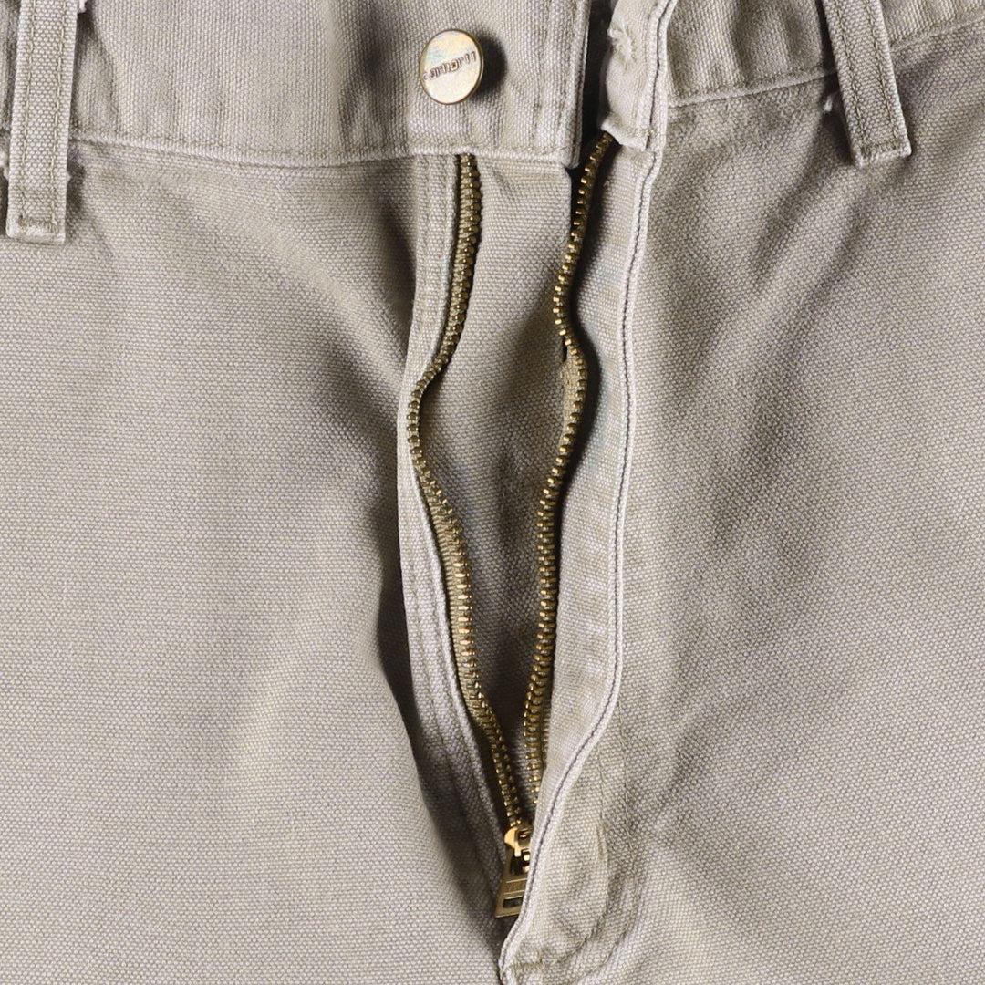 Carhartt Original Dungaree Fit Duck Painter Pants, Men's, Size 34 cotton gray type Vintage Second Hand