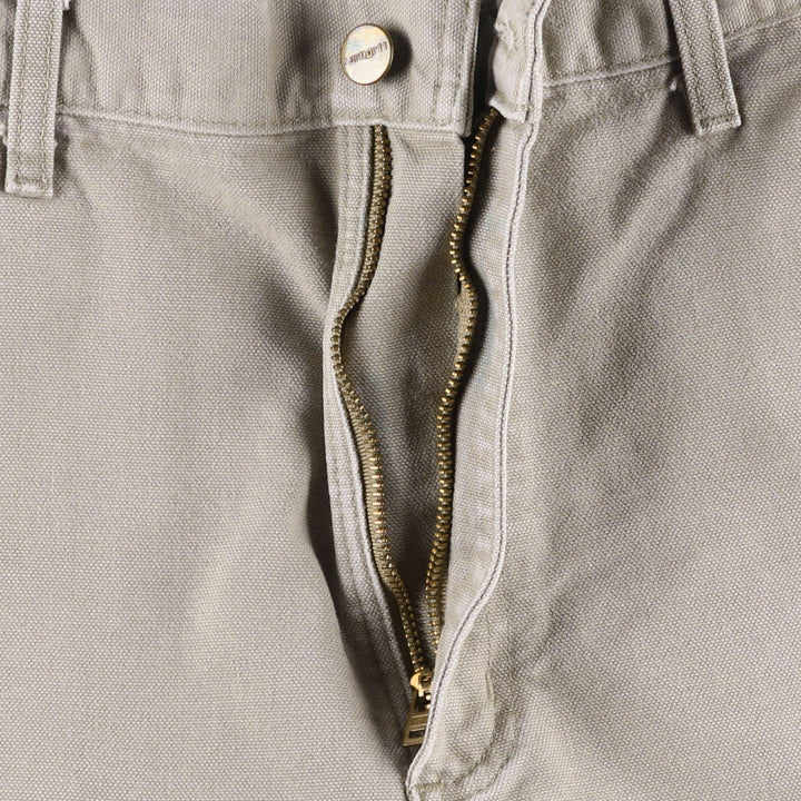 Carhartt Original Dungaree Fit Duck Painter Pants, Men's, Size 34 cotton gray type Vintage Second Hand